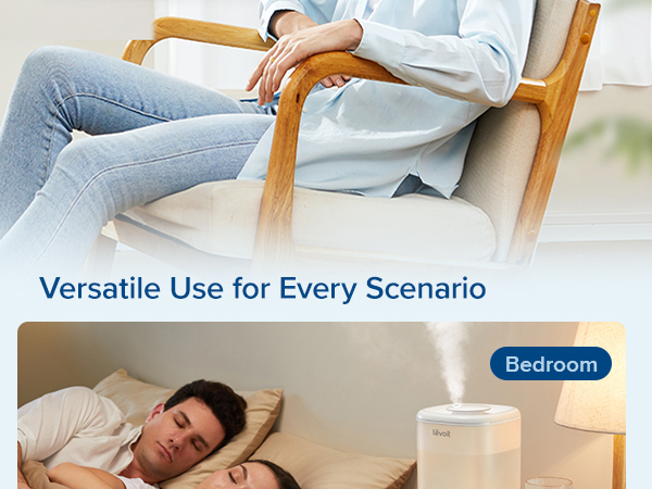 versatile use for every scenario: bedroom