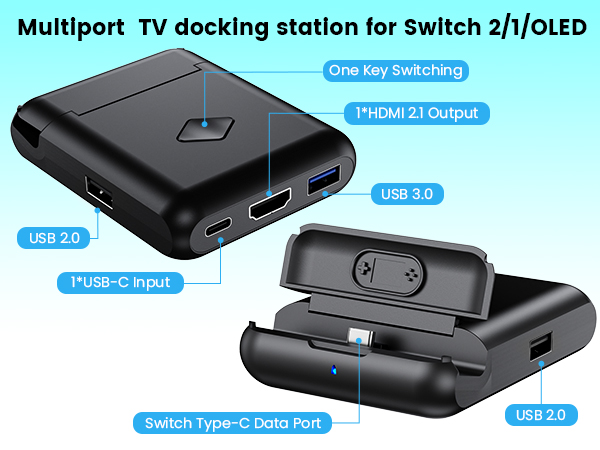 Replacement for Official Switch Dock