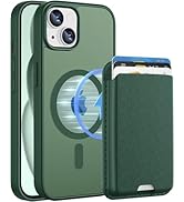 Ntwinro Magnetic for iPhone 13 &amp; iPhone 14 Case (Compatible with MagSafe) with Detachable Wallet ...