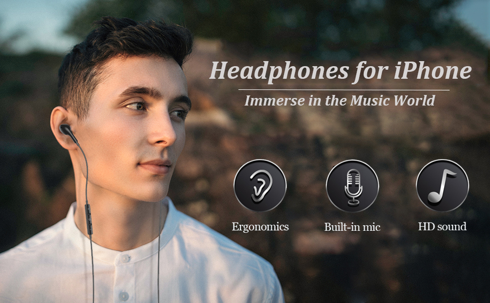 apple wired headphones for iPhone apple wired earphones for iphone