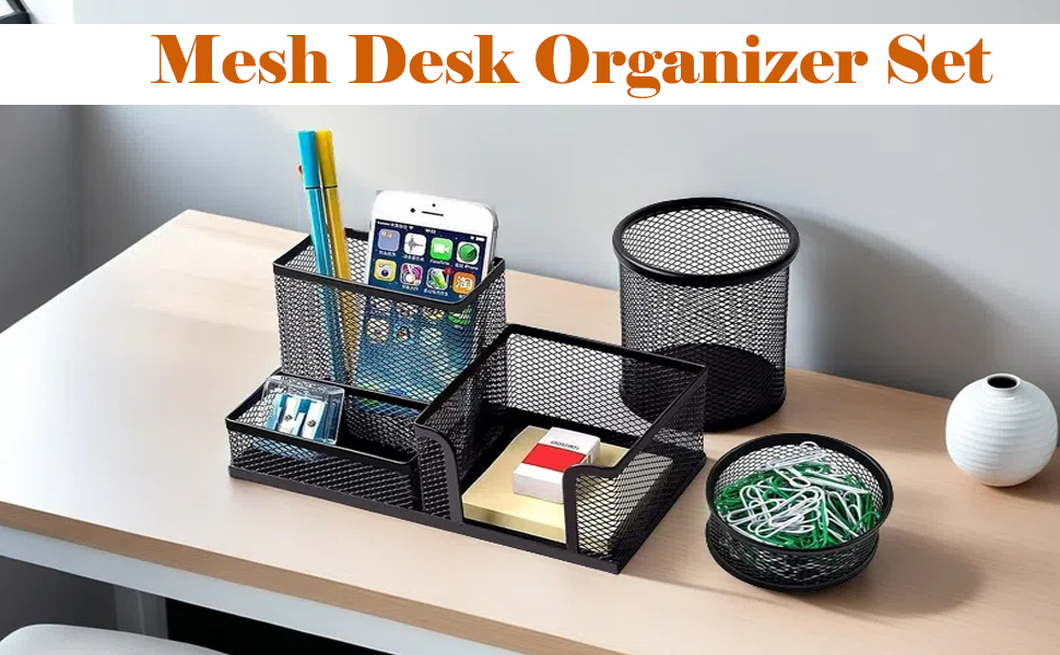 3pcs desk organizer set