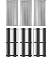 Emitter Plate &amp; Grill Grate for Charbroil Commercial 3 Burner Gas Grill Parts 463242516 463242515...