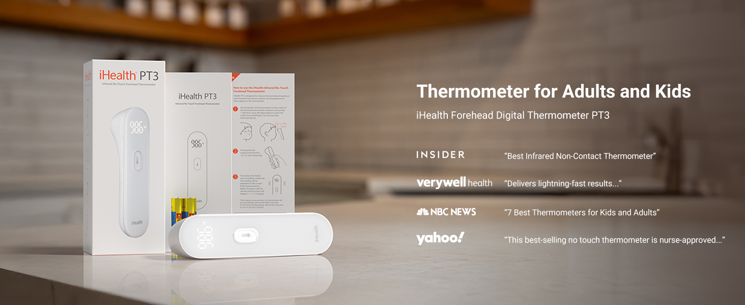 iHealth No-Touch Forehead Thermometer for All Ages