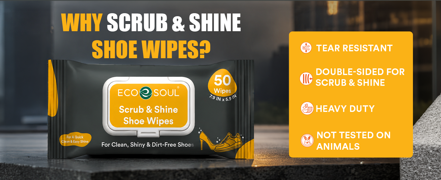 Plant Based Shoe cleaning wipe