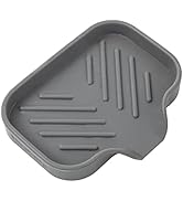 MicoYang Silicone Bathroom Soap Dishes with Drain Spout-Bathroom and Kitchen Sink Organizer,Spong...