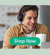 Yealink BH70 Mono Teams Wireless Headset with Mic for Work, Microsoft Teams Certified Bluetooth H...
