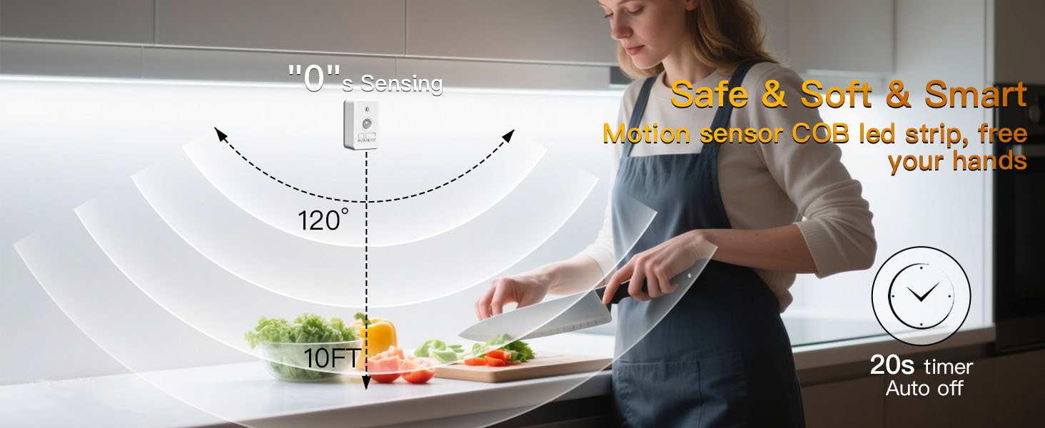 motion activated under cabinet lights