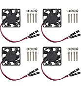 Easycargo 30mm Fan 5V 3.3V DC Quiet Fan for Raspberry Pi 5 4 3B+ 3007 (4-Sets)