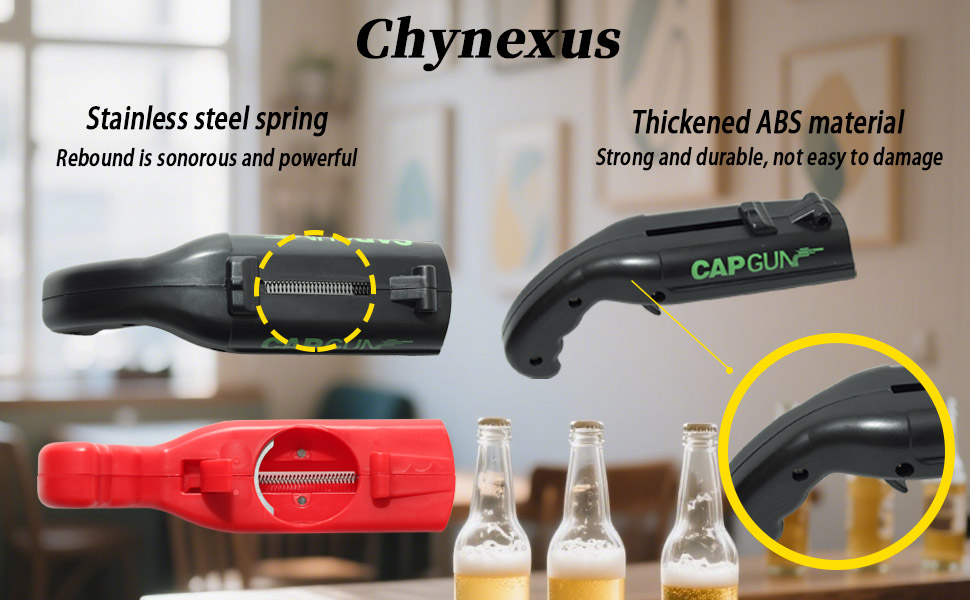 cap gun,bottle cap gun,bottle cap shooter,bottle opener gun,cap gun bottle opener,bottle cap opener