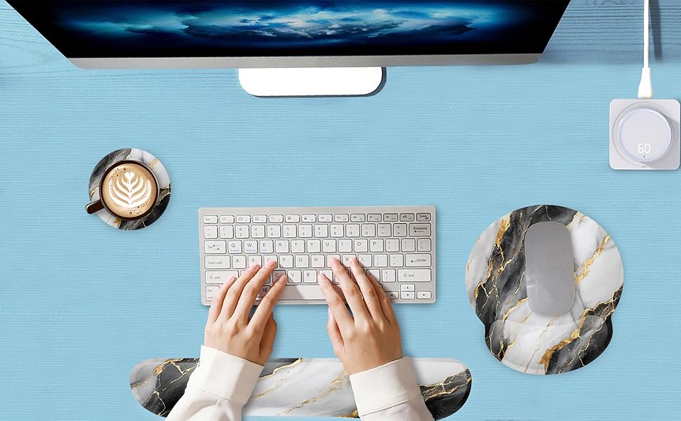 mouse pad with wrist rest
