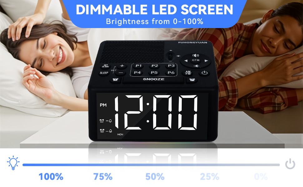 am fm clock radios for bedroom