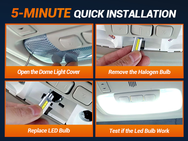 automotive interior lights dome lights floor door license plate lights trunk lights map lights BULB