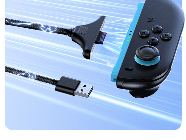 2-Pack Fast Charging Cord Accesories for Swtich 2 Controller