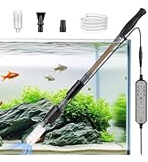 fishkeeper Electric Aquarium Vacuum Gravel Cleaner 25W Multifunction Fish Tank Cleaner Kit for Ch...