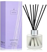 Brakula Reed Diffuser Set - Lavender Scented Essential Oil Includes 8 Sticks, Bathroom Bedroom Ho...