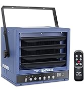 TEMPWARE Electric Garage Heater, 7500-Watt Digital Fan-Forced Ceiling Mount Shop Heater with Full...