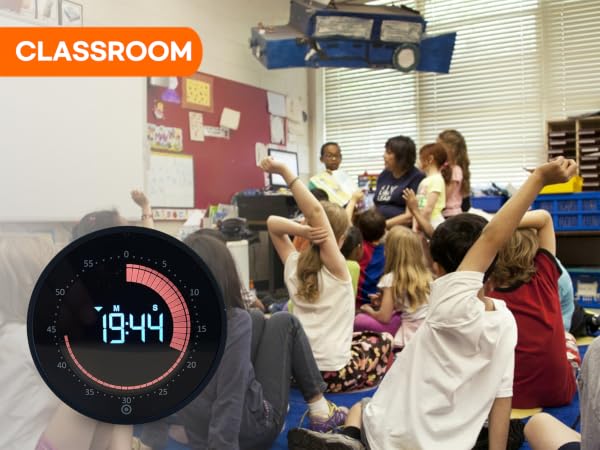 CreaViva Digital visual timer for classroom, teacher