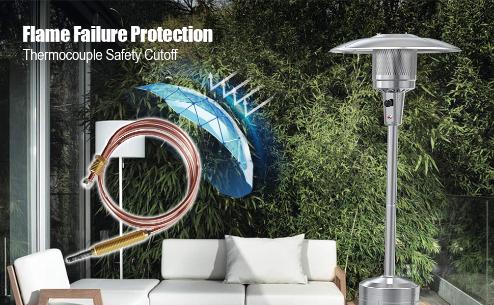 Gas Fireplace Fire Pit Flame Failure Safety Control Valve Kit