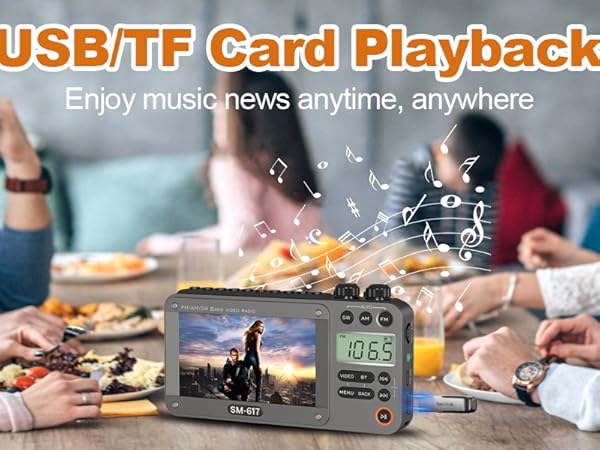 AM FM SW Video Radio