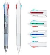 M&amp;G 2 Pcs Multicolor Pens, 4-in-1 Colored Ballpoint Pen 0.5mm Fine Point Smooth Writing Assorted ...
