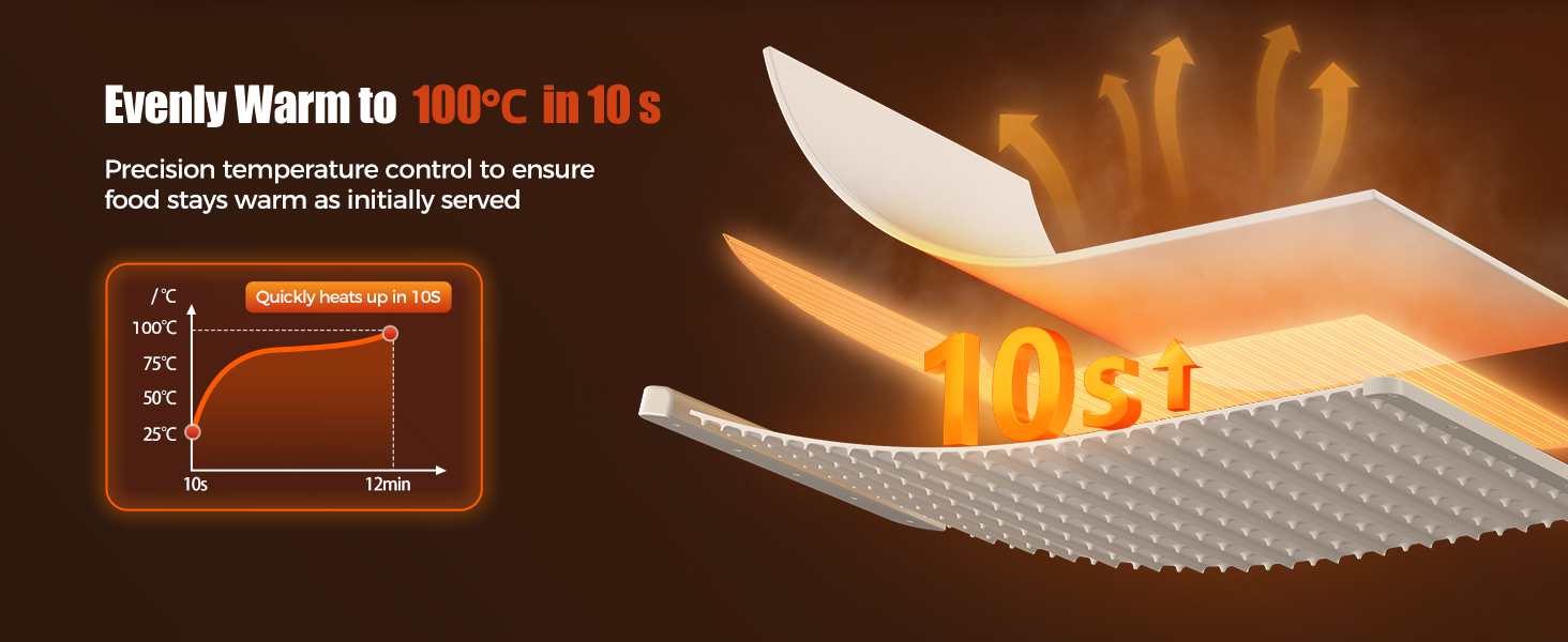 heating mat for food