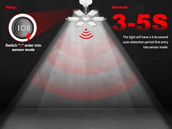 motion sensor garage light