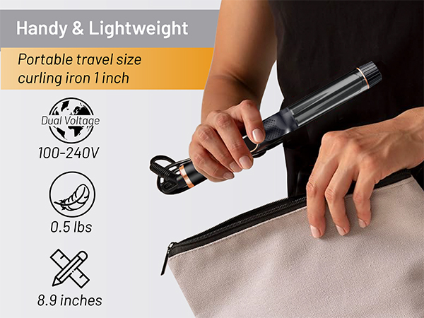 Handy lightweight 0.5LBS 8.9 INCHES