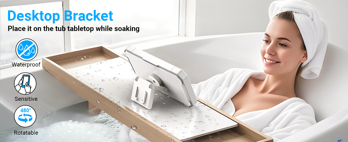 waterproof phone holder for shower