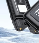 Tire Inflator Portable Air Compressor with Electric Air Duster and Car Jump Starter: 150PSI Cordl...