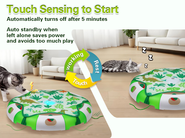 motion activate cat toy