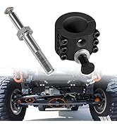 Upgraded Steering Stabilizer Tie Rod Clamp (1-1/2" OD Tube) with Steering Stabilizer Relocation B...