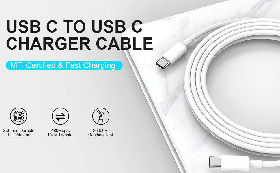 6ft usb c to usb c cable