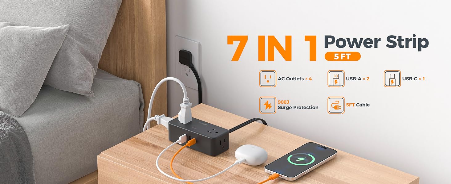 Power Strips with Surge Protection
