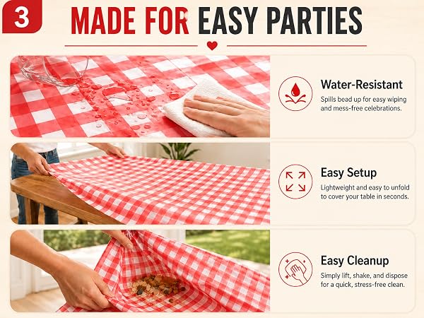 Checkered Tablecloth
