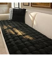 OHSIO Couch Cover for Pets Plush, Non Slip Cozy Sofa Cover Pet Friendly, Soft Thick Fuzzy Sofa Sl...