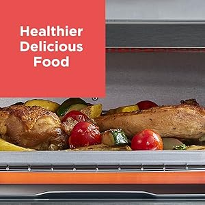 Deep fried flavor with less fat for healthy cooking