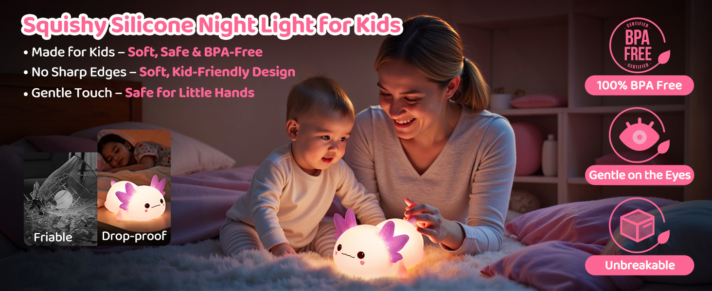 axolotl nightlight axolotl lamp axolotl night light axolotl light kids night light