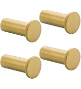 SAYAYO Gold Coat Hooks Wall Mounted, Towel Hooks for Bathrooms Modern Robe Hook, Heavy Duty Wall ...