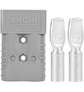 350A Battery Connector 2/0 AWG, Forklift Battery Connector Max 600V, Wire Harness Modular plug, C...