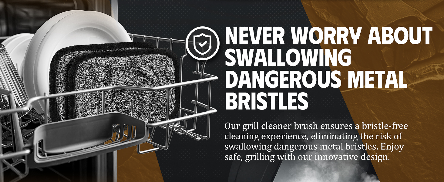 Grill Brush Bristle Free