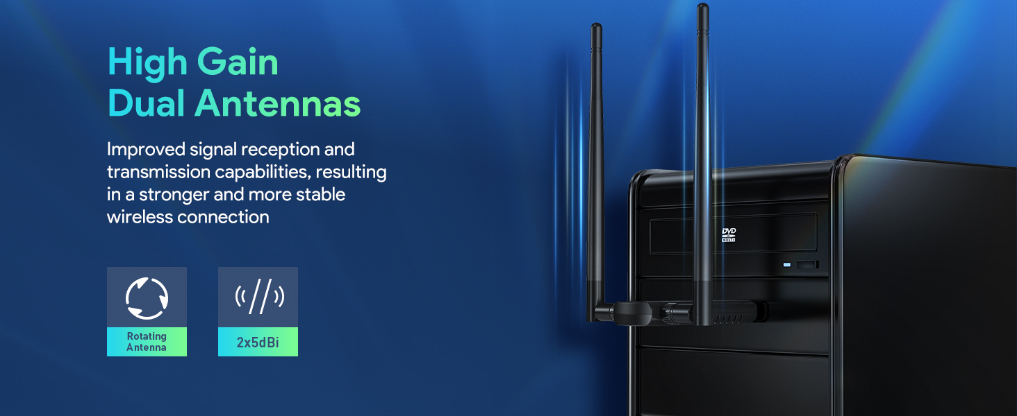 wifi adapter for desktop pc gaming, wifi 6e adapter, usb wifi 6 adapter