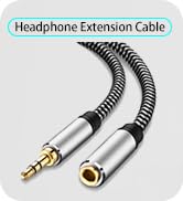 Headphone extension cable