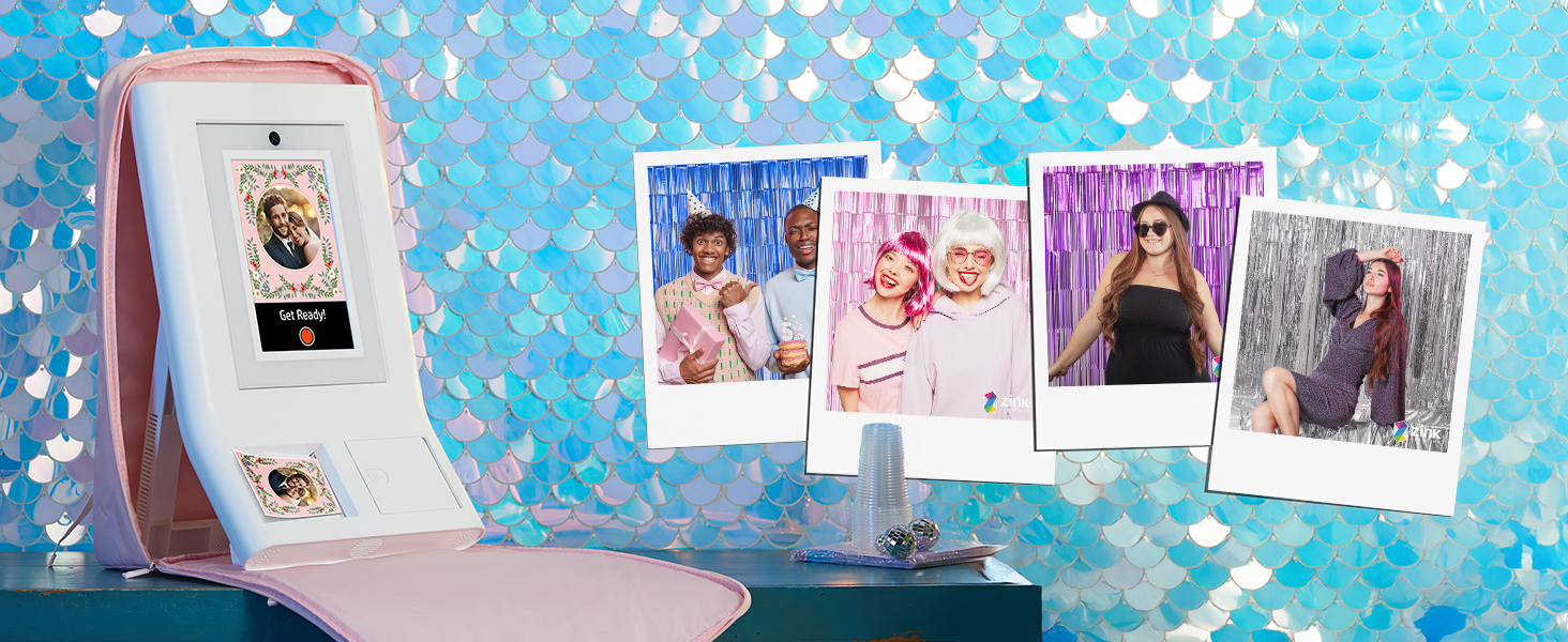 Photo Booth Machine Instant Color Photo Printer - 10.1" Touchscreen