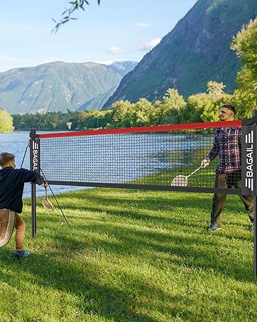 outdoor badminton net set backyard badminton net official size badminton net family sports equipment