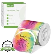 Thermal Labels for Nelko PM220 Label Maker, 2 inch (50mm) Round Thermal Label, Waterproof, Multi-...