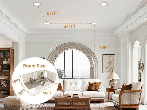 amico 6 inch led recessed lighting