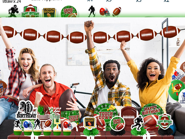Football Birthday Party Decorations