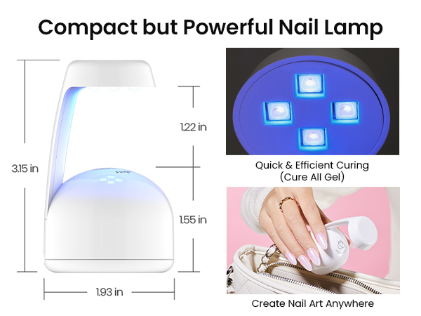 Compact but Powerful Nail Lamp