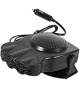 Portable 12V Car Auto Heating Cooling Fan, Car Vehicle Heater Fan Defroster Demister Winter with ...
