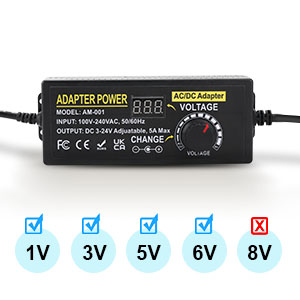 adjustable voltage power supply universal power adapter universal dc power adapter